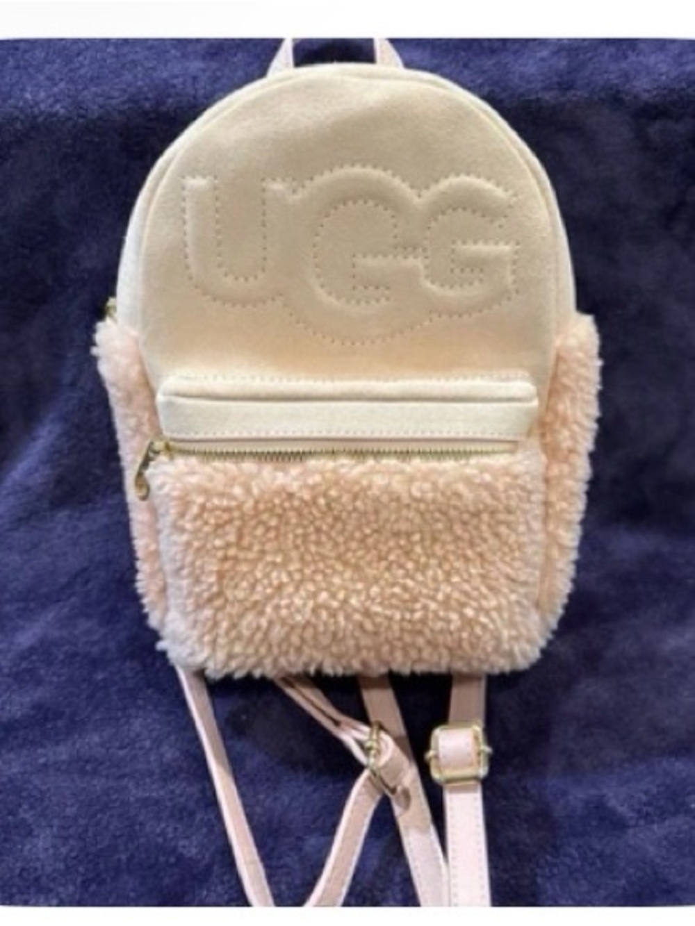 UGG Blush Sherpa Front Mini Backpack